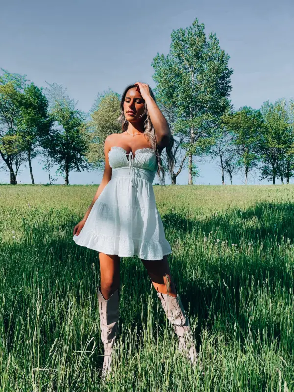 Breanna Strapless Summer Dress