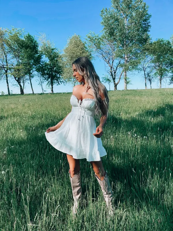 Breanna Strapless Summer Dress