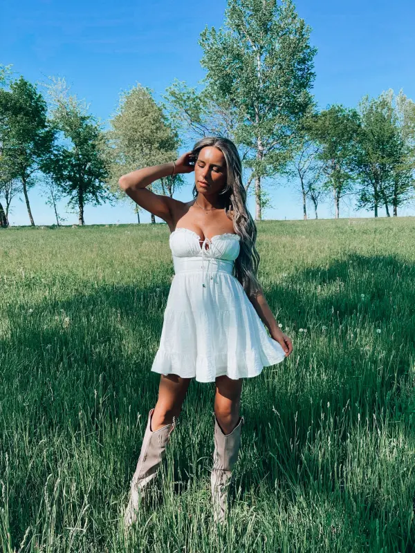 Breanna Strapless Summer Dress