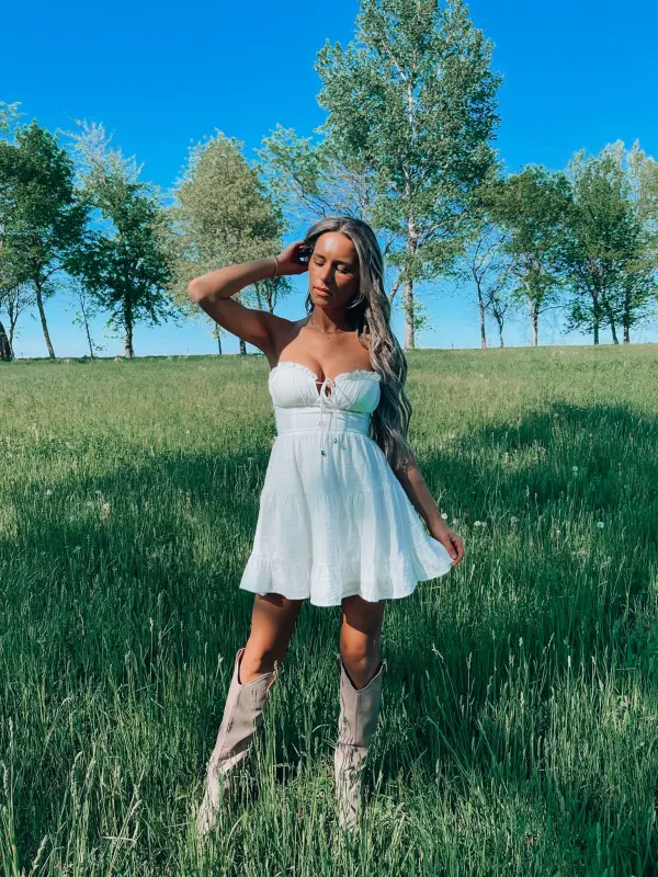 Breanna Strapless Summer Dress