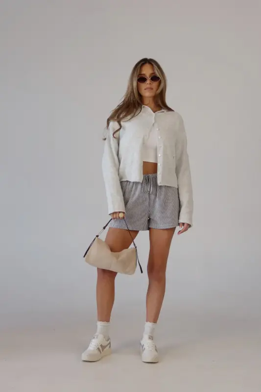 Peyton Pull On Striped Short