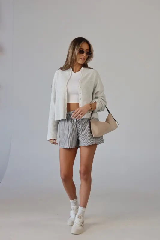 Peyton Pull On Striped Short