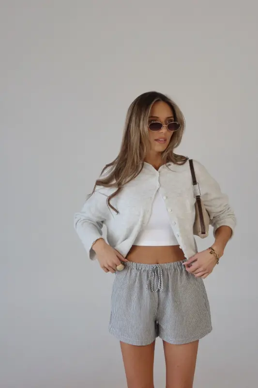 Peyton Pull On Striped Short