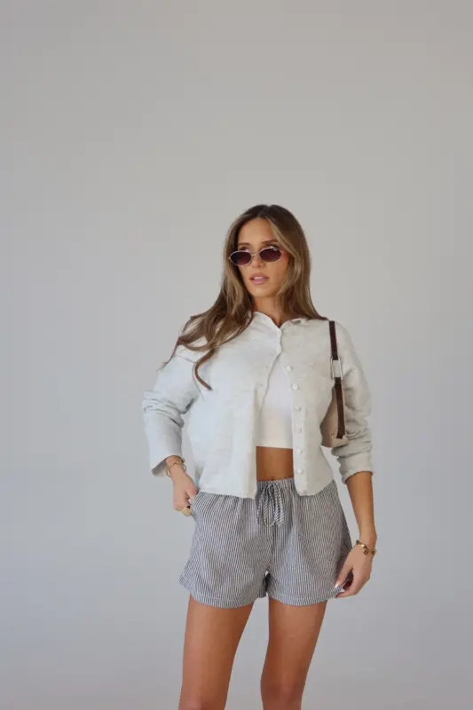 Peyton Pull On Striped Short