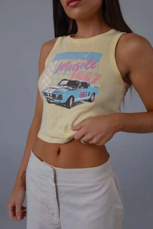 American Muscle Graphic Tank
