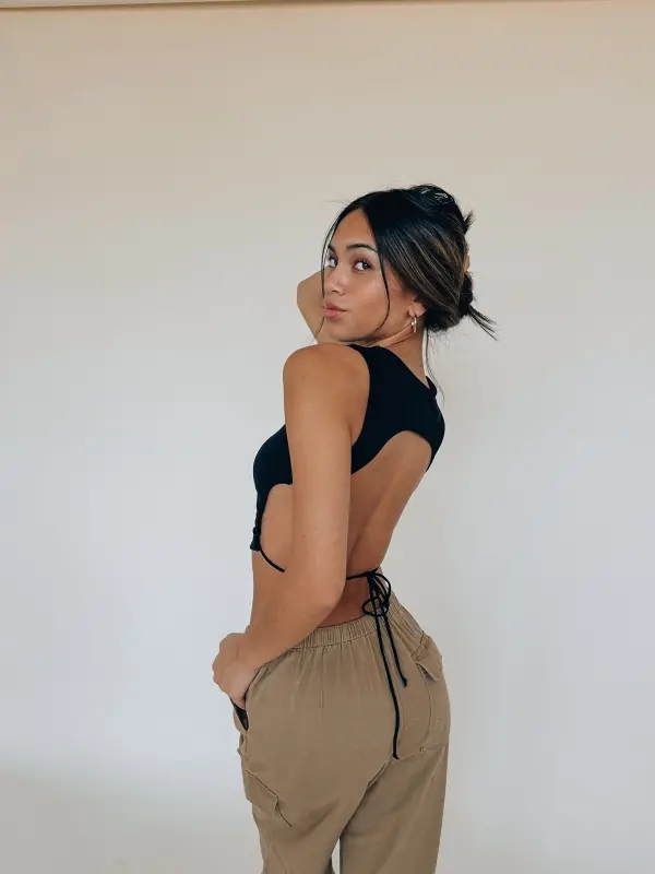 Rorie Tie Open Back Top