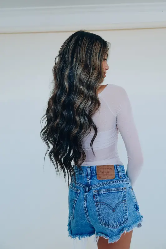 Sweet Fling Mesh Long Sleeve